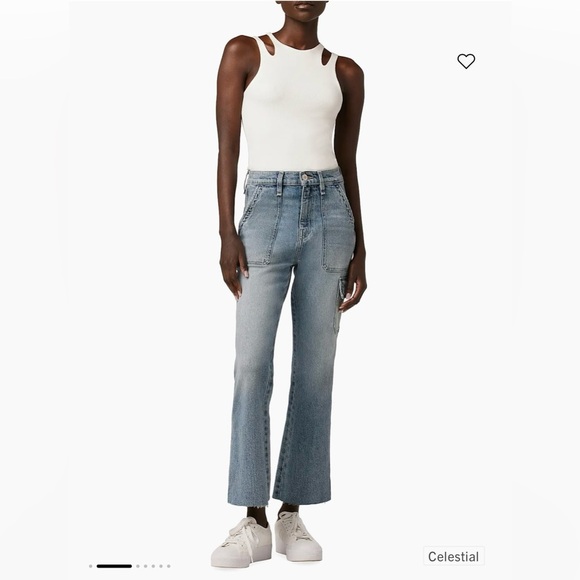 Hudson Jeans Utility Faye Ultra High-Rise Bootcut Jeans - Picture 2 of 15